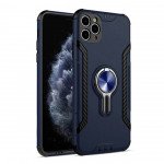 Wholesale Airvent Holder 360 Ring Stand Armor Case with Magnetic Metal Plate for iPhone 11 6.1 (Navy Blue)